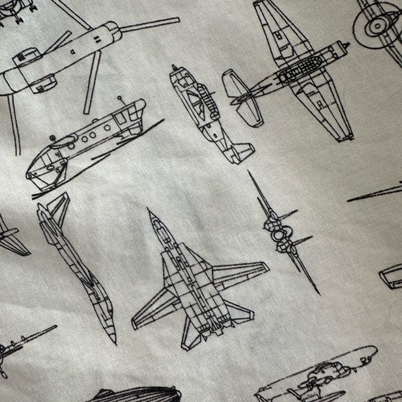 ModCloth Skirt Women's Airplane Novelty Print Aviator Artsy - Picture 7 of 10